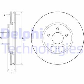 Comprar Disco de freno de DELPHI BG4672C a bajo precio de 59,87 €