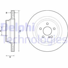 Köp Bromsskiva av DELPHI BG4705C till det låga priset 860,34 kr