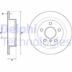 Compre Disco de travão da DELPHI BG4706C a um preço baixo por 31,90 €