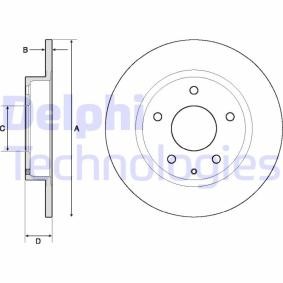 Compre Disco de travão da DELPHI BG4707C a um preço baixo por 36,64 €