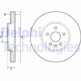 Comprar Disco de freno de DELPHI BG4710C a bajo precio de 58,69 €