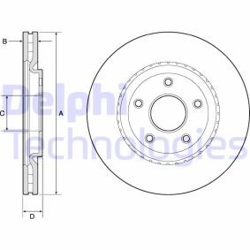 Köp Bromsskiva av DELPHI BG4759C till det låga priset 1026,33 kr