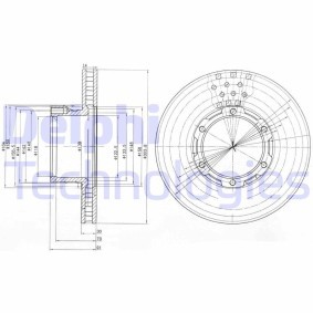 Compre Disco de travão da DELPHI BG4764C a um preço baixo por 43,84 €