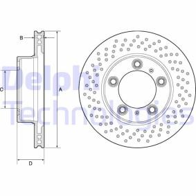 Osta Jarrulevy DELPHI:llä BG4769C edullisesti hintaan 74,58 €