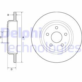 Compre Disco de travão da DELPHI BG4772C a um preço baixo por 51,95 €
