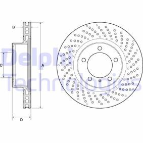 Compre Disco de travão da DELPHI BG4781C a um preço baixo por 73,74 €