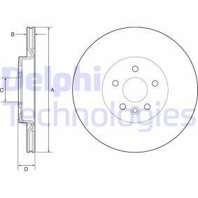 Acquista Disco freno da DELPHI BG4786C a buon mercato per soli 62,82 €