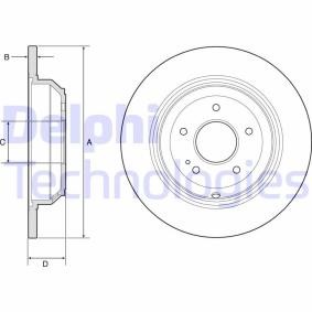 Acquista Disco freno da DELPHI BG4791C a buon mercato per soli 37,48 €