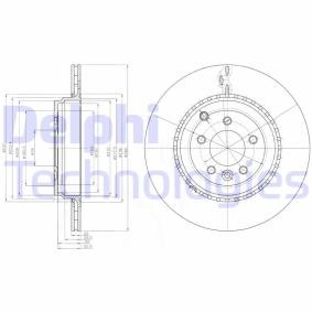 LAND ROVER Bremsscheibe von DELPHI