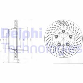 Compre Disco de travão da DELPHI BG9097C a um preço baixo por 89,15 €