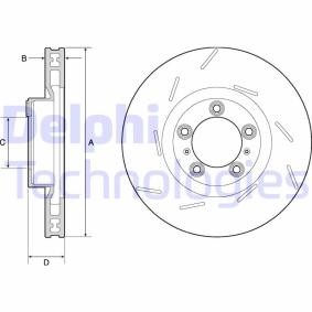 Comprar Disco de freno de DELPHI BG9128C a bajo precio de 160,33 €