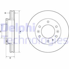 Compre Disco de travão da DELPHI BG9140C a um preço baixo por 71,65 €