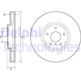 Compre Disco de travão da DELPHI BG9152 a um preço baixo por 62,16 €