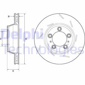 Compre Disco de travão da DELPHI BG9165C a um preço baixo por 98,26 €