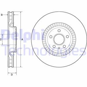 Bremsscheibe von DELPHI BG9171C