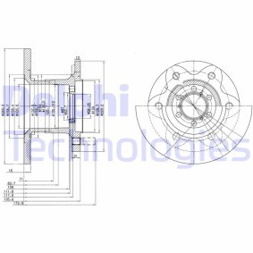 Compre Kit de rolamento de roda da DELPHI BK1186 a um preço baixo por 48,32 €