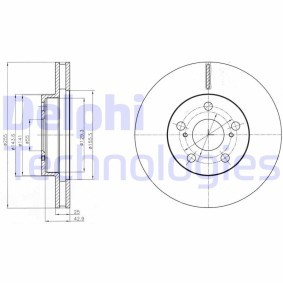 Radlagersatz von DELPHI günstig für 61,68 €