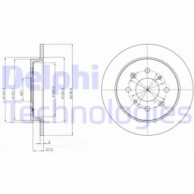 Compre Kit de rolamento de roda da DELPHI BK1289 a um preço baixo por 69,73 €