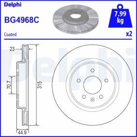 Compre Kit de rolamento de roda da DELPHI BK1675 a um preço baixo por 443,98 €