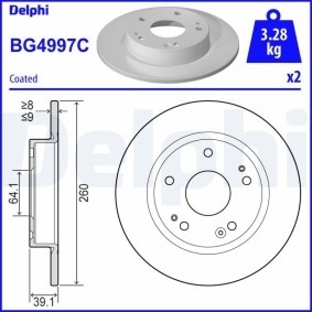 Compre Kit de rolamento de roda da DELPHI BK1696 a um preço baixo por 651,94 €
