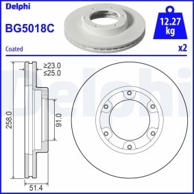 Comprar Juego de cojinete de rueda de DELPHI BK265 a bajo precio de 22,74 €