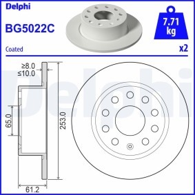 Comprar Juego de cojinete de rueda de DELPHI BK291 a bajo precio de 38,05 €