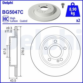 Compre Kit de rolamento de roda da DELPHI BK365 a um preço baixo por 47,22 €