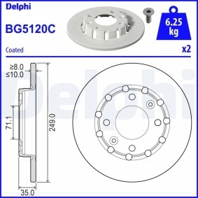 Compre Kit de rolamento de roda da DELPHI BK512 a um preço baixo por 45,06 €