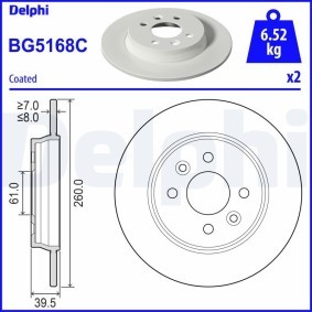 Compre Kit de rolamento de roda da DELPHI BK625 a um preço baixo por 49,29 €