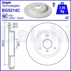 Acquista Kit cuscinetto ruota da DELPHI BK710 a buon mercato per soli 69,17 €