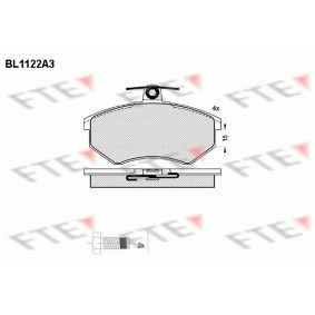 Acquista Kit pastiglie freni da FTE BL1122A3 a buon mercato per soli 37,40 €