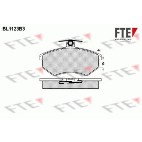 Acquista Kit pastiglie freni da FTE BL1123B3 a buon mercato per soli 25,00 €