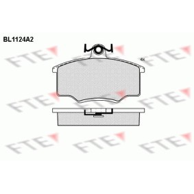 Köp Bromsbelägg av FTE BL1124A2 till det låga priset 674,83 kr