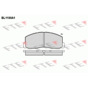 Bremsbeläge von FTE