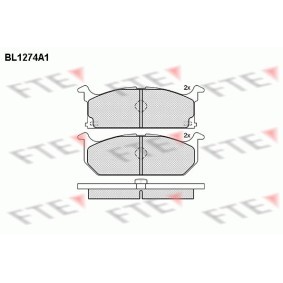 Köp Bromsbelägg av FTE BL1274A1 till det låga priset 560,20 kr