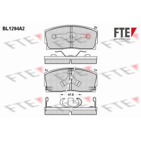 Acquista Kit pastiglie freni da FTE BL1294A2 a buon mercato per soli 24,07 €