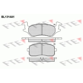 Köp Bromsbelägg av FTE BL1314A1 till det låga priset 429,39 kr