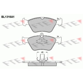 Köp Bromsbelägg av FTE BL1316A1 till det låga priset 543,79 kr