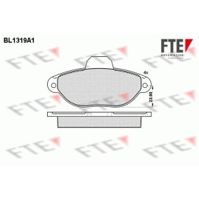 Köp Bromsbelägg av FTE BL1319A1 till det låga priset 300,12 kr