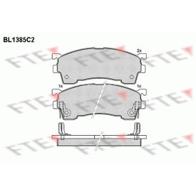 Comprar Juego de pastillas de freno de FTE BL1385C2 a bajo precio de 39,44 €