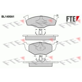 Acquista Kit pastiglie freni da FTE BL1400A1 a buon mercato per soli 31,87 €