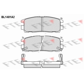 Comprar Juego de pastillas de freno de FTE BL1401A2 a bajo precio de 27,02 €