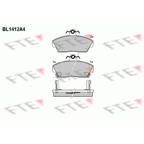 Köp Bromsbelägg av FTE BL1412A4 till det låga priset 618,47 kr