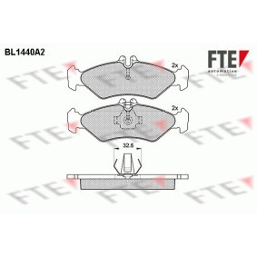 Acquista Kit pastiglie freni da FTE BL1440A2 a buon mercato per soli 30,30 €