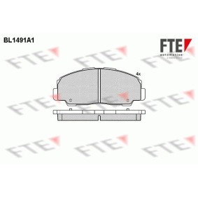 Acquista Kit pastiglie freni da FTE BL1491A1 a buon mercato per soli 61,67 €
