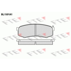Köp Bromsbelägg av FTE BL1501A1 till det låga priset 317,57 kr