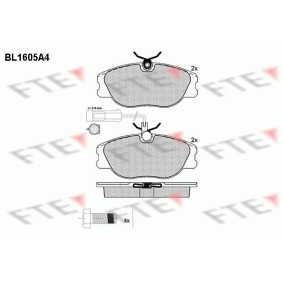 Köp Bromsbelägg av FTE BL1605A4 till det låga priset 1481,24 kr