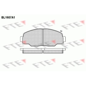 Köp Bromsbelägg av FTE BL1607A1 till det låga priset 485,74 kr