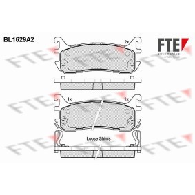 Comprar Juego de pastillas de freno de FTE BL1629A2 a bajo precio de 35,00 €