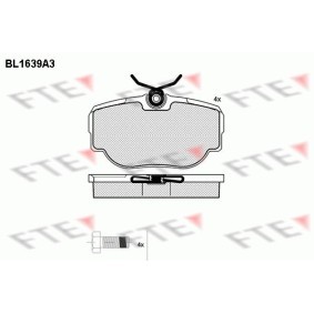 Bremsbeläge von FTE